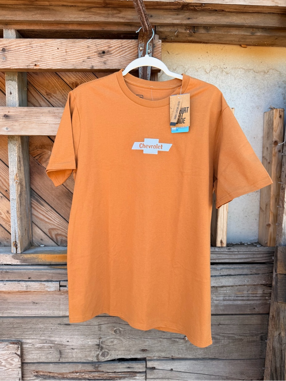 Embroidered Chevy Blazer Graphic Tee - Rust Orange - Picture 7 of 7